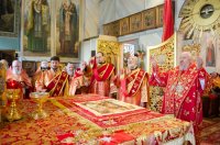 Соборное богослужение духовенства Гомельской епархии в Светлую Седмицу