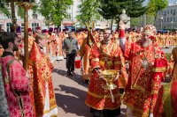 Соборное богослужение духовенства Гомельской епархии в Светлую Седмицу