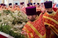 Соборное богослужение духовенства Гомельской епархии в Светлую Седмицу