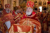 Соборное богослужение духовенства Гомельской епархии в Светлую Седмицу