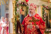 Соборное богослужение духовенства Гомельской епархии в Светлую Седмицу