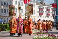 Соборное богослужение духовенства Гомельской епархии в Светлую Седмицу