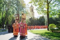 Соборное богослужение духовенства Гомельской епархии в Светлую Седмицу