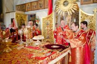 Соборное богослужение духовенства Гомельской епархии в Светлую Седмицу