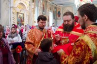 Соборное богослужение духовенства Гомельской епархии в Светлую Седмицу