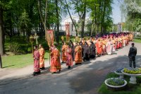 Соборное богослужение духовенства Гомельской епархии в Светлую Седмицу