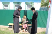 СВЕТЛОГОРСК. Священнослужитель поздравил участников  Великой Отечественной войны а.г. Боровики