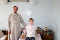 РЕЧИЦА. Поздравление с праздником Пасхи врачей и пациентов УЗ «Речицкая районная центральная больница»