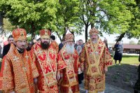 Преосвященнейший Стефан принял участие в праздничных мероприятиях в честь святителя Кирилла Туровского