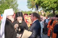 Преосвященнейший Стефан принял участие в праздничных мероприятиях в честь святителя Кирилла Туровского