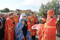 Преосвященнейший Стефан принял участие в праздничных мероприятиях в честь святителя Кирилла Туровского