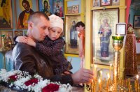 Божественная литургия в день памяти прп. Амфилохия Почаевского