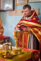 Божественная литургия в день памяти прп. Амфилохия Почаевского