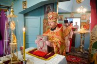 Божественная литургия в день памяти прп. Амфилохия Почаевского