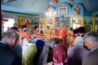 Божественная литургия в день памяти прп. Амфилохия Почаевского