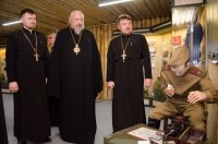 Владыка посетил часовню иконы Божией Матери «Достойно есть» у памятного знака операции «Багратион»