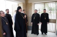 Владыка посетил часовню иконы Божией Матери «Достойно есть» у памятного знака операции «Багратион»