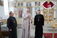 Владыка посетил часовню иконы Божией Матери «Достойно есть» у памятного знака операции «Багратион»