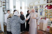 Владыка посетил часовню иконы Божией Матери «Достойно есть» у памятного знака операции «Багратион»