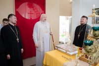 Владыка посетил часовню иконы Божией Матери «Достойно есть» у памятного знака операции «Багратион»