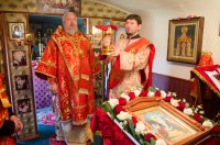 Божественная литургия в день празднования иконы Божией Матери "Нечаянная радость"