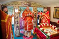 Божественная литургия в день празднования иконы Божией Матери "Нечаянная радость"