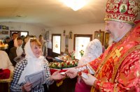 Божественная литургия в день празднования иконы Божией Матери "Нечаянная радость"