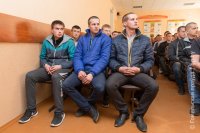 Священнослужитель принял участие в торжественном мероприятии на призывном пункте Гомельского областного военкомата