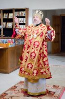 Божественная литургия в праздник иконы Божией Матери "Неупиваемая чаша"