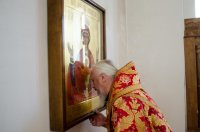 Божественная литургия в праздник иконы Божией Матери "Неупиваемая чаша"