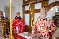 Божественная литургия в праздник иконы Божией Матери "Неупиваемая чаша"