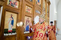 Божественная литургия в праздник иконы Божией Матери "Неупиваемая чаша"