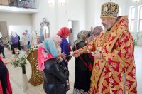 Божественная литургия в праздник иконы Божией Матери "Неупиваемая чаша"