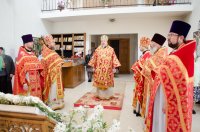 Божественная литургия в праздник иконы Божией Матери "Неупиваемая чаша"