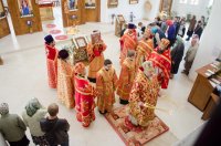 Божественная литургия в праздник иконы Божией Матери "Неупиваемая чаша"