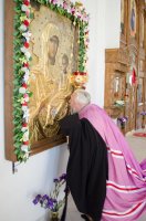 Божественная литургия в праздник иконы Божией Матери "Неупиваемая чаша"