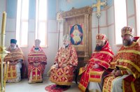 Божественная литургия в праздник иконы Божией Матери "Неупиваемая чаша"