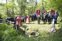 Первая литургия в молитвенном доме в честь святителя Иоасафа епископа Белгородского