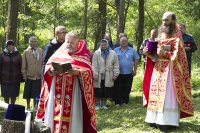 Первая литургия в молитвенном доме в честь святителя Иоасафа епископа Белгородского