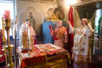 Божественная литургия в Свято-Петро-Павловском кафедральном соборе г.Гомеля