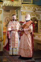 Божественная литургия в Свято-Петро-Павловском кафедральном соборе г.Гомеля