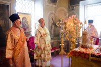 Божественная литургия в Свято-Петро-Павловском кафедральном соборе г.Гомеля