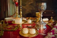 Божественная литургия в Свято-Петро-Павловском кафедральном соборе г.Гомеля