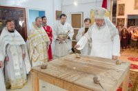 Преосвященный Стефан освятил храм Рождества Пресвятой Богородицы г.п. Уваровичи