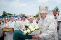 Преосвященный Стефан освятил храм Рождества Пресвятой Богородицы г.п. Уваровичи