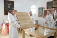 Преосвященный Стефан освятил храм Рождества Пресвятой Богородицы г.п. Уваровичи