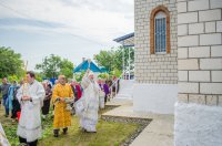 Преосвященный Стефан освятил храм Рождества Пресвятой Богородицы г.п. Уваровичи