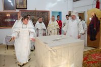 Преосвященный Стефан освятил храм Рождества Пресвятой Богородицы г.п. Уваровичи