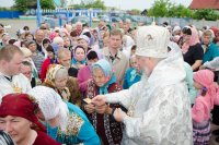 Преосвященный Стефан освятил храм Рождества Пресвятой Богородицы г.п. Уваровичи