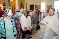 Преосвященный Стефан освятил храм Рождества Пресвятой Богородицы г.п. Уваровичи